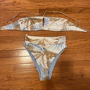 Aerie Palm Print Bikini